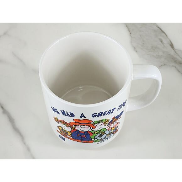 Smith Western Coffee Mug Teacup 10oz White 3 1/2" Ceramic 1984 Korea Vintage - Picture 10 of 15